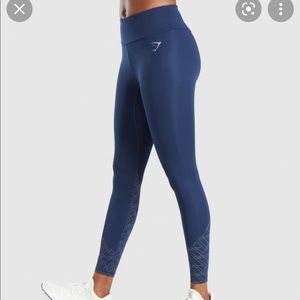 Navy blue Gymshark speed leggings M